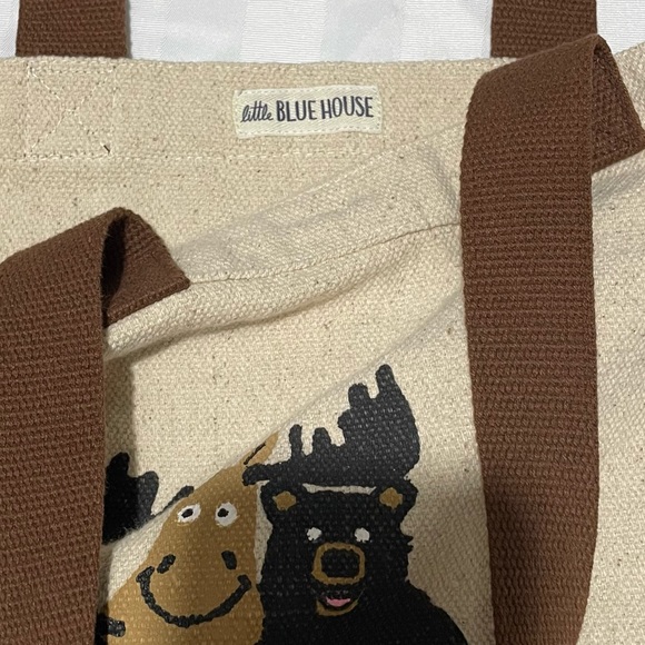 Little Blue House by Hatley Cotton Reusable Tote Bag, “Environmentally Friendly” - Picture 4 of 9